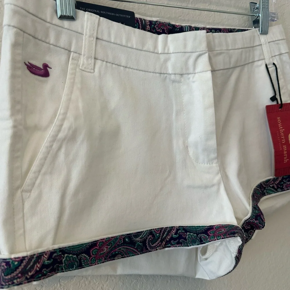 NWT Southern Marsh Brighton White 6 Women’s shorts - Picture 3 of 11